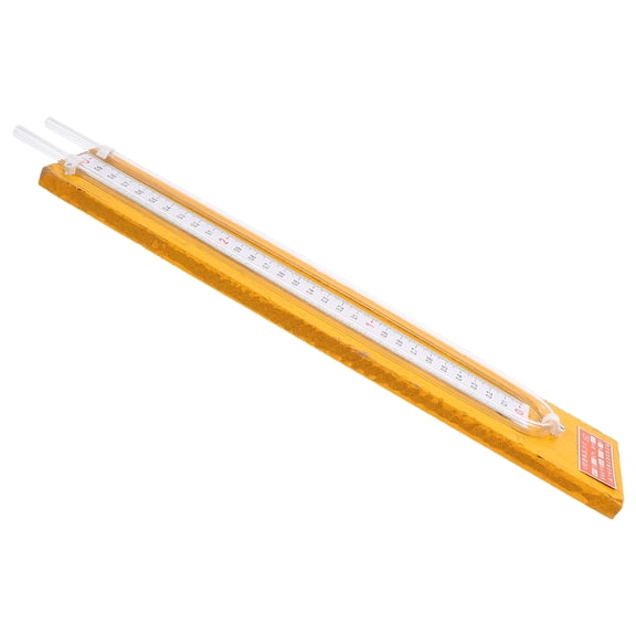 CATIEBYE High Accuracy U-Tube Manometer with Wooden Frame and Stainless Steel for Laboratory Use, 1 Pc