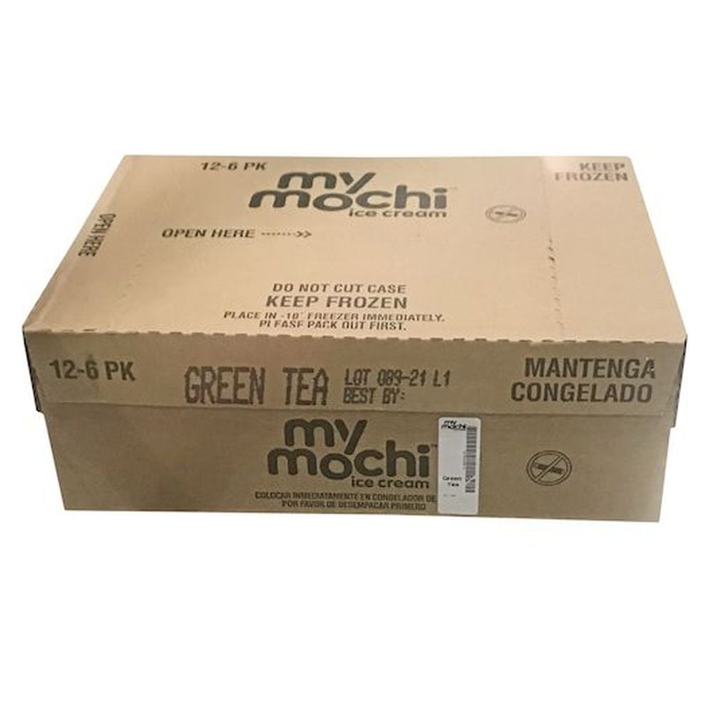 My Mochi Frozen Ice Cream Treats, Green Tea Flavor, 9.1 Ounce - 12