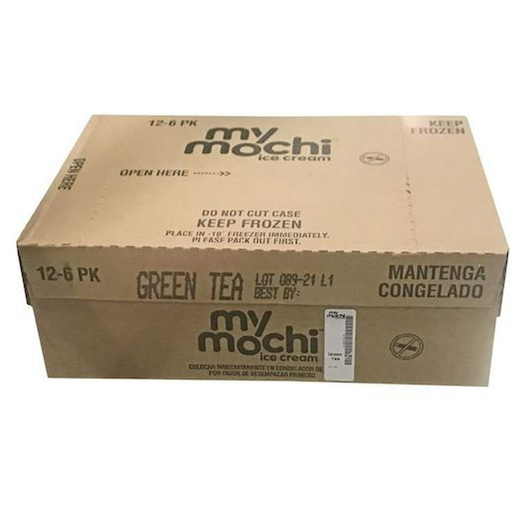 My Mochi Frozen Ice Cream Treats, Green Tea Flavor, 9.1 Ounce - 12