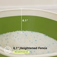 thumbnail image 4 of PAWZ Road 2-Doors Enclosed Cat Litter Box Large with Easy-Lift lid for Indoor Cats Easy to Clean, Green, 4 of 14