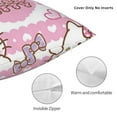 thumbnail image 3 of Hello Kitty Pillow Cover, Square Throw Pillow Cases For Couch Sofa Bed Living Room,Home Decorative, 22"X22", 3 of 9