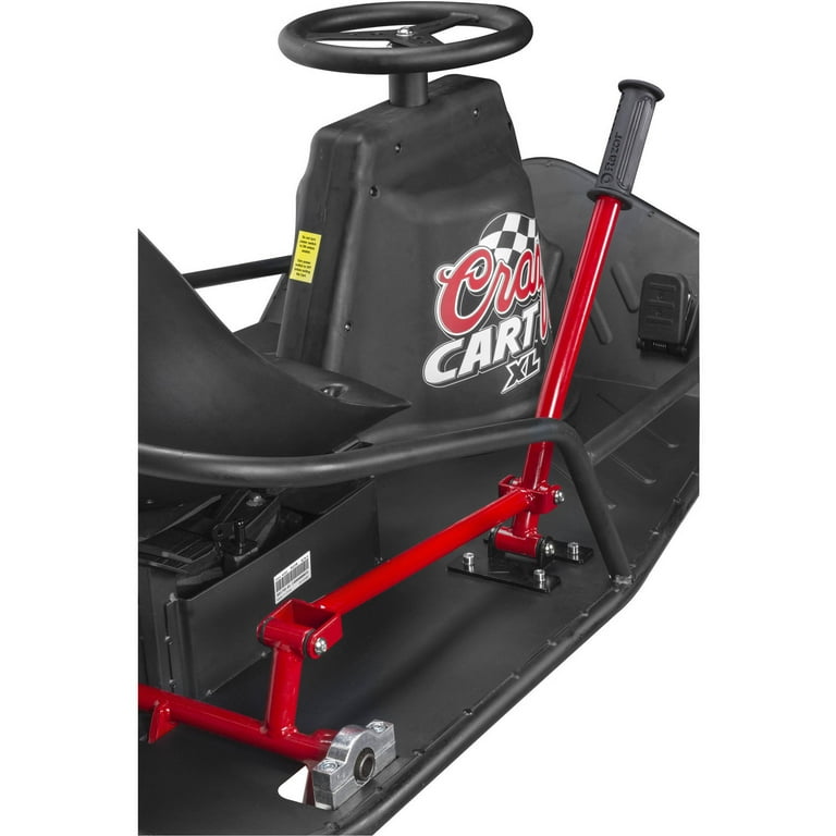 Razor Crazy Cart - 24V Electric Drifting Go Kart for Kids 9 and up-  Variable Speed, Up to 12 mph, Drift Bar for Controlled Drifts 