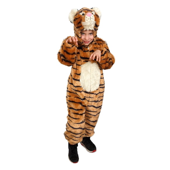 Costume Dress Up America Tiger para niños pequeños de 4 años (27 cm de cintura, 38 cm de altura)