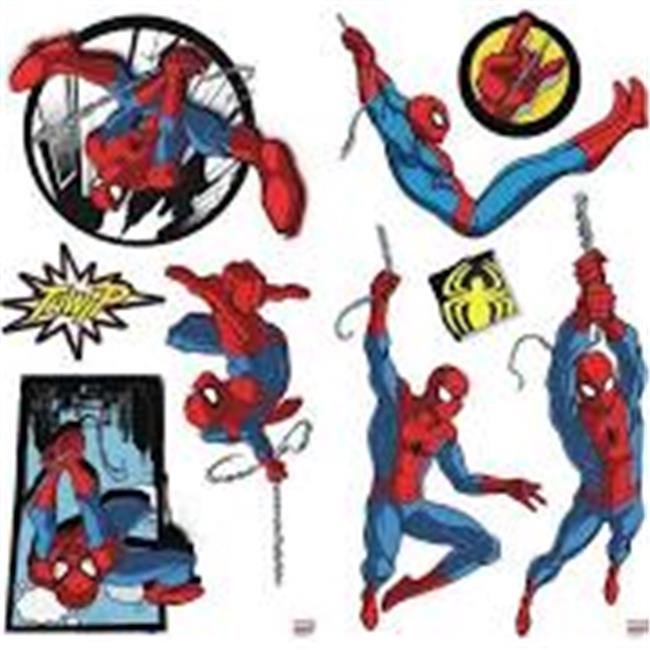 Ultimate SpiderMan Comic Peel & Stick Wall Decals