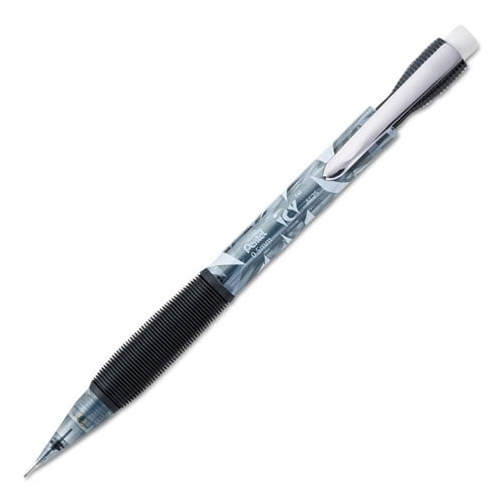 Icy Mechanical Pencil, 0.5 Mm, Hb (#2.5), Black Lead, Transparent Smoke Barrel, Dozen | Bundle of 10 Dozen