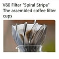 thumbnail image 5 of VDSU-02-B&W Dripper SUIREN 02 1-4 Cups Coffee Hand Drip, 5 of 5