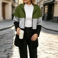 thumbnail image 2 of MaFYtyTPR Women's Color Block Hoodies Zip Up Long Sleeve Hooded Sweatshirts Loose Fit Casual Coat with Pockets, 2 of 6