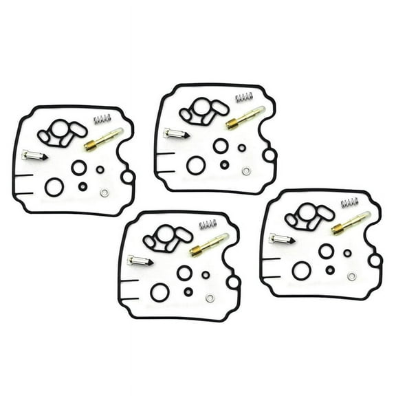 4X for TDM850 FZR1000 TRx850 TDM 850 1000 Motorcycle Carburetor Repair Kit Floating Needle Mixture Screw Set