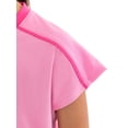 thumbnail image 4 of Barbie Girls Active V-Neck Graphic Jersey with Short Sleeves, Sizes 4-12, 4 of 7