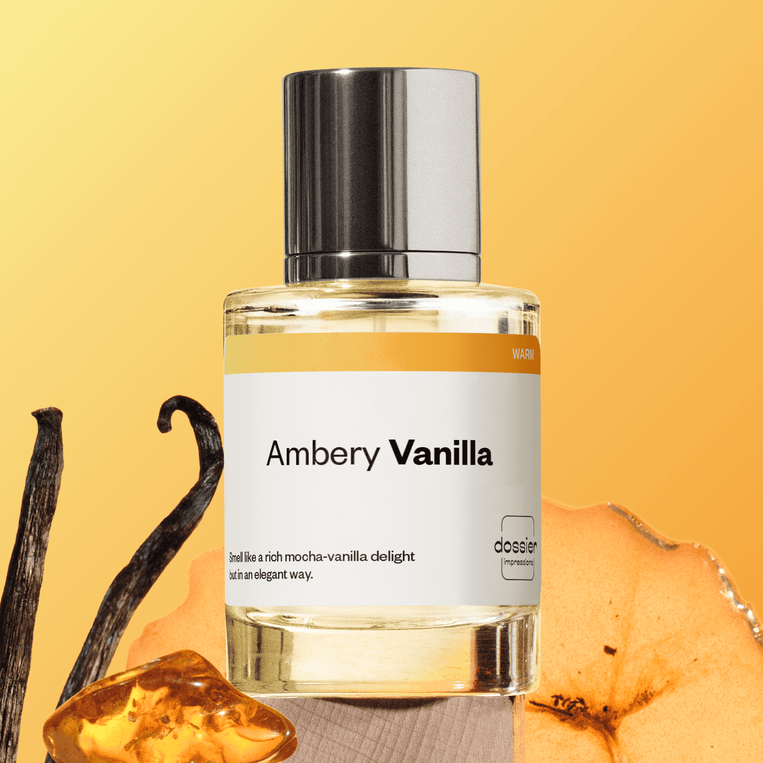 Dossier Ambery Vanilla Perfume - Inspired by YSL's Black Opium, Vegan and Cruelty-Free, 1.7 oz