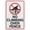 Warning Sign 4, variant on No Diving Sign 12\u201dX8\u201d Metal Signs Aluminum Sign Pre-Drilled Holes For Easy Mounting Indoor Or Outdoor Use For Fence Door Or Gate