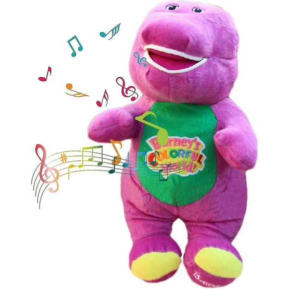 Barney Stuffed Animal | Barney The Dinosaur | Barney Plush | Caterpillar Toy With Light | Singing Friend Dinosaur Barney's Adventure Plush Toy