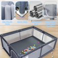 thumbnail image 6 of Baby Playpen 50x50 inch Playard Playpen for Babies and Toddlers Baby Fence Play Pen Indoor No Gaps Playpen, 6 of 6