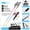 49.21inch (suitable for height 68.9-72.83inch), variant on 2pcs Set Ultralight Foldable Anti-Slip Handle Aluminum Alloy Trekking Poles