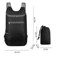thumbnail image 2 of Mochila plegable Dinheiro, mochila ligera para el día a día, mochila de viaje unisex plegable, mochila para senderismo y ciclismo, 2 of 5