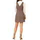 thumbnail image 3 of INSPIRAR CHIC Vestido Tirantes Sin Mangas Pinafore Houndstooth L Rojo Negro, 3 of 7