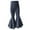 Navy-1, variant on Children's Girls Fashion Flare Leggings Stretch Cotton Hem Pants Oversized Flare Pants Kids Girls Solid Color Dance Bell Bottoms(Blue-1,1-2 Years)
