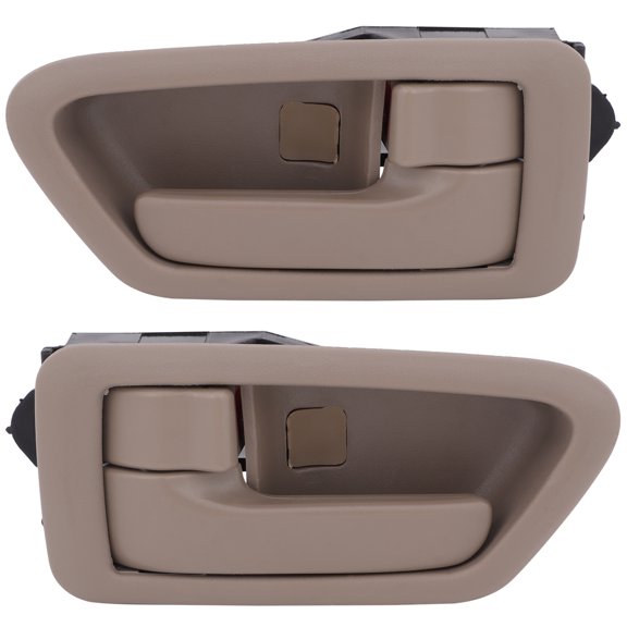 ECCPP Door Handles Interior Inside Inner Driver Passenger Side for 1997 1998 1999 2000 2001 Camry Beige(2pcs)