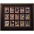 thumbnail image 2 of Trading Card Display Frame for 15 Standard Trading Cards - Black Frame with Black (White Trim) Matting, 2 of 4
