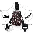 thumbnail image 4 of HELLHERO Heart and Skull Design Underarm Shoulder Bag Polyester Double Layer for Casual Travel, 4 of 6