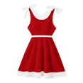 thumbnail image 4 of WERYOUNG Girls Dresses Sleeveless Crewneck Colorful Tiered Straps Back To School Dresses For Girls Kids Breathable Sundresses 7-8 Years, 4 of 4