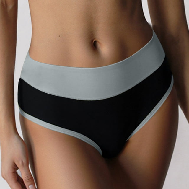 String Taille Haute Confortable pour Tous les Jours, Respirant, Sans Coutures, Doux, Extensible, Coupe Ajustée, Culottes pour Femmes, Mode