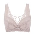 thumbnail image 1 of LOVZFMLL Bras for Women Ladies Gathering And Adjusting Type Sagging Sagging Style Text Bra Daily Bra Purple 36, 1 of 2