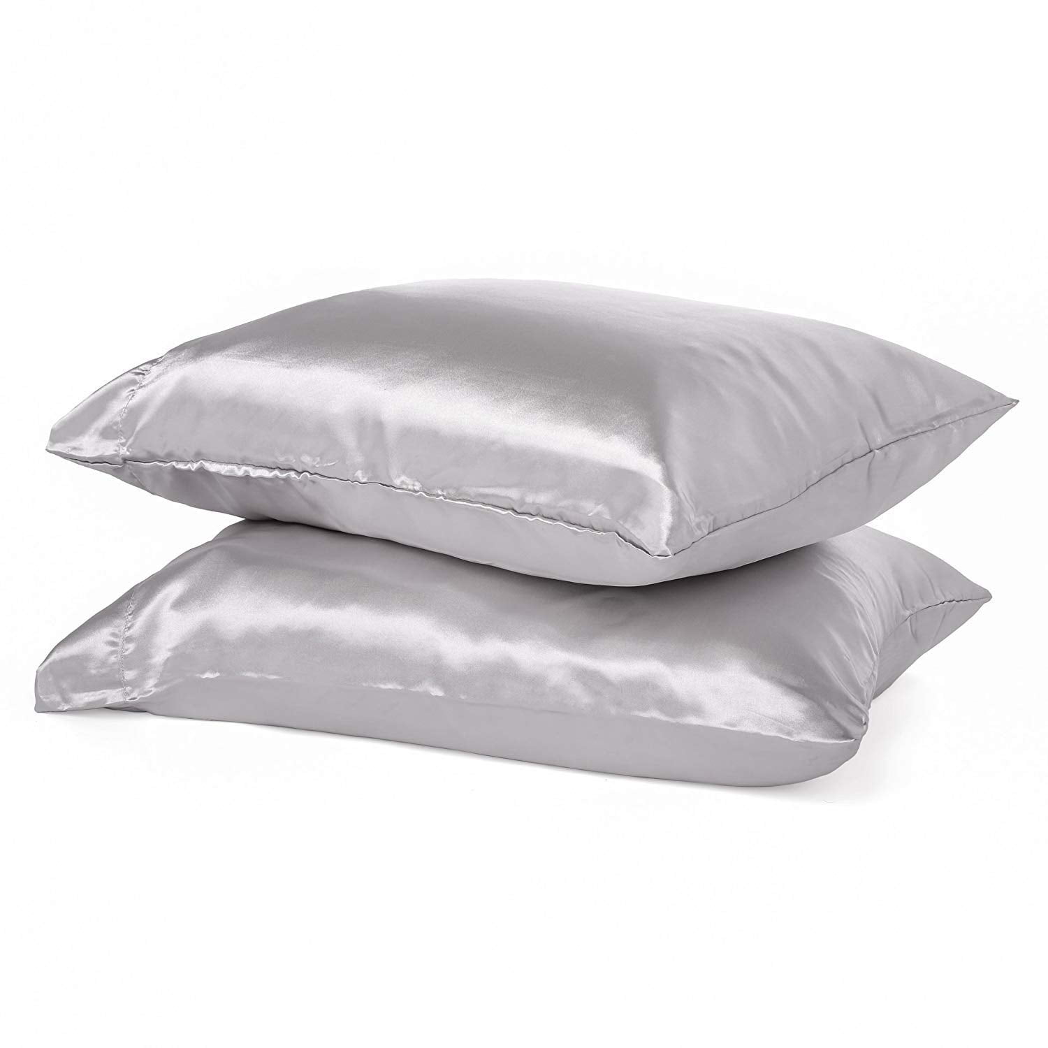 Zenssia Satin Pillowcase for Hair and Skin 20x36 inches Black King Size Pillow Cases Satin Pillow Covers with Envelope Closure 2-Pack Zenssia Satin Pillowcase for Hair and Skin 20x36 inches Black King Size Pillow Cases Satin Pillow Covers with Envelope Closure 2-Pack