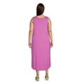 thumbnail image 4 of Terra & Sky Women's Plus Size Swing Tank Dress, 4 of 6
