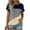 507_Beige, variant on ZHENHONG T Shirts for Women,Casual Short Sleeved Loose Round Neck Tops Tredy Breathable Color Blocked T Shirts,Beige Women Blouses