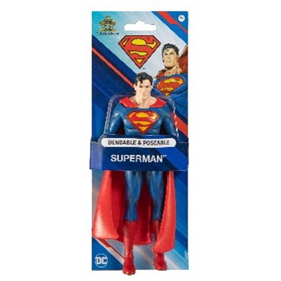 DC Comics, Superman Bendable and Poseable Action Figure, Collectable, Ages 17 and up