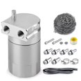 thumbnail image 1 of 300mlcar Oil Reservoir Fuel Tank Universal Aluminum Oil Catch Can Kit Engine Polish Baffled, 1 of 1