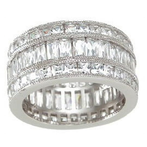 925 Sterling Silver Eternity Bands for Women & Wedding Ring Make Great Birthday Gifts for Women