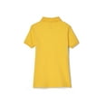 thumbnail image 2 of French Toast Girls School Uniform Short Sleeve Ruffle Pique Polo Shirt, 2 of 2