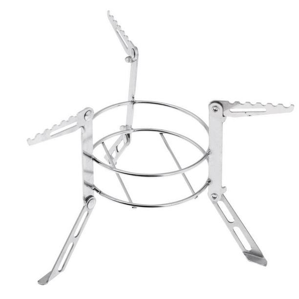 Enqiretly 1/2/3/5 Folding Alcohol Stove Stand Rack Spirit Steel Base ...