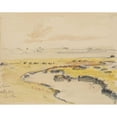 thumbnail image 3 of Poul Simon Christiansen 18x15 Black Modern Framed Museum Art Print Titled - Dyrnas Meadows (1914), 3 of 5