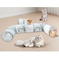 thumbnail image 5 of Cat Tunnels Tube for Indoor Cats, Collapsible Cat Tunnel with Fun Faucet Design, Interactive Pop-up Play Tube for Indoor Cats & Kittens, Foldable Hideout Channel Toy, Pet Supplies for Chinchillas E, 5 of 5