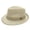 Beige, variant on Mesh Breathable Sun Hat, Short Brim Panama Cap, Outdoor Trilby Headwear, Men Lightweight Adjustable Strap Hat for Summer Travel Seaside Fishing Sun Protection Windproof Comfortable Casual Cap,Coffee