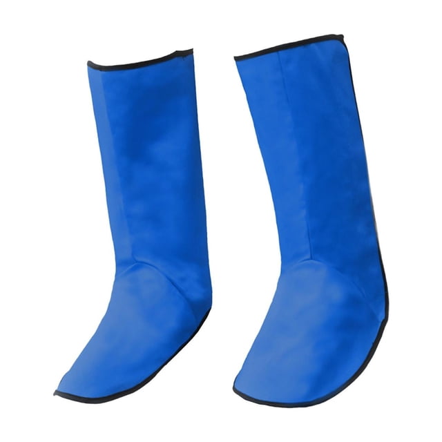 Polainas de soldadura, protectores ignífugos, polainas protectoras, protectores de botas, calzado de soldadura Azul
