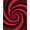 Red, Pattern 1, variant on ODIKA 2x3 Machine Washable Non-Slip Area Rug, Mystical Spiral Vortex Hypnotic Wave Illusion Trance High Traffic Rug, Red, 468260