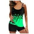 thumbnail image 1 of Women‘S Tankini Large Bikini Digital Suspender Beach Split Swimsuit, 1 of 3