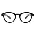 thumbnail image 3 of 5 Pairs of Thick Square Plastic Reading Glasses, Spring Hinge Black Readers 3.50 for Men and Women, 3 of 3