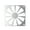 silver, variant on Aluminum Computer Fan Cooling Dustproof Cover Case Guard Replacement for Computer Cooling Fan Accessories