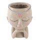 thumbnail image 1 of Face Planter Pot Resin Cute Blessing Princess Succulent Planter Lady Statue Decor with Drainage Hole for Indoor Outdoor, 1 of 5