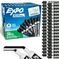 thumbnail image 1 of EXPO Dry Erase Markers, Low Odour Ink, Black, Chisel Tip, 36 Count, 1 of 7