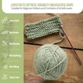 thumbnail image 2 of Mary Maxim Starlette Crochet and Knitting Yarn - Acrylic Worsted Weight Yarn 4, Mid Green, 2 of 7