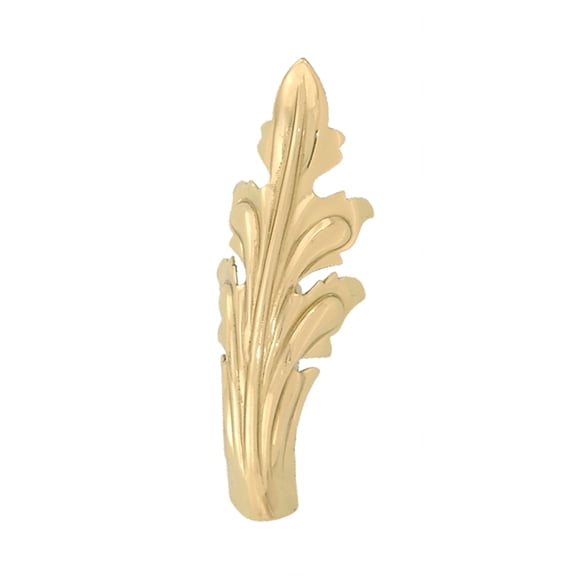 B&P Lamp® Stamped Brass Leaf, 3 3/8" Ht.