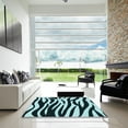 thumbnail image 6 of Ahgly Company Indoor Rectangle Patterned Deep Teal Green Area Rugs, 2' x 4', 6 of 6