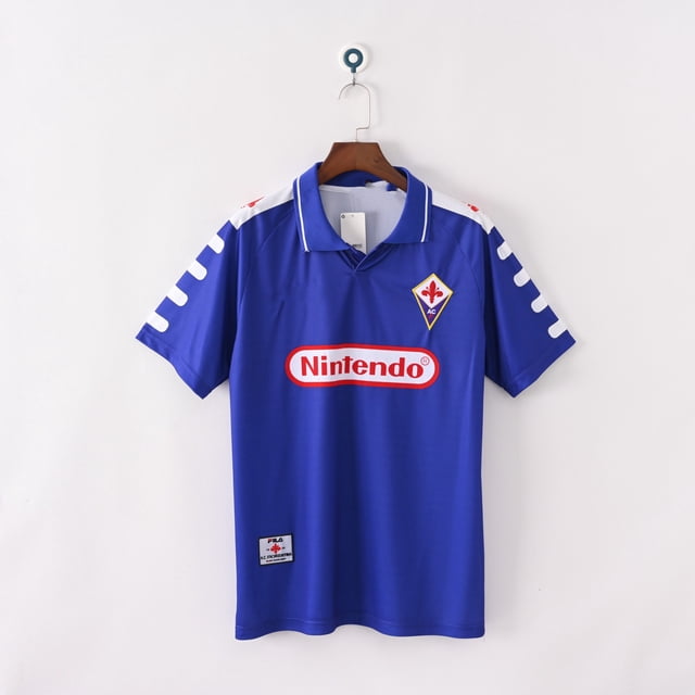 1998-99 Fiorentina Home Football Classic Jersey