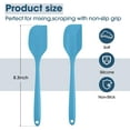thumbnail image 2 of 24 Pcs Mini Silicone Spatulas Bulk 8.3 Inch Heat Resistant Scrapers Rubber Seamless Design Non Stick Flexible for Kitchen Use Cooking Baking Mixing, 2 of 4